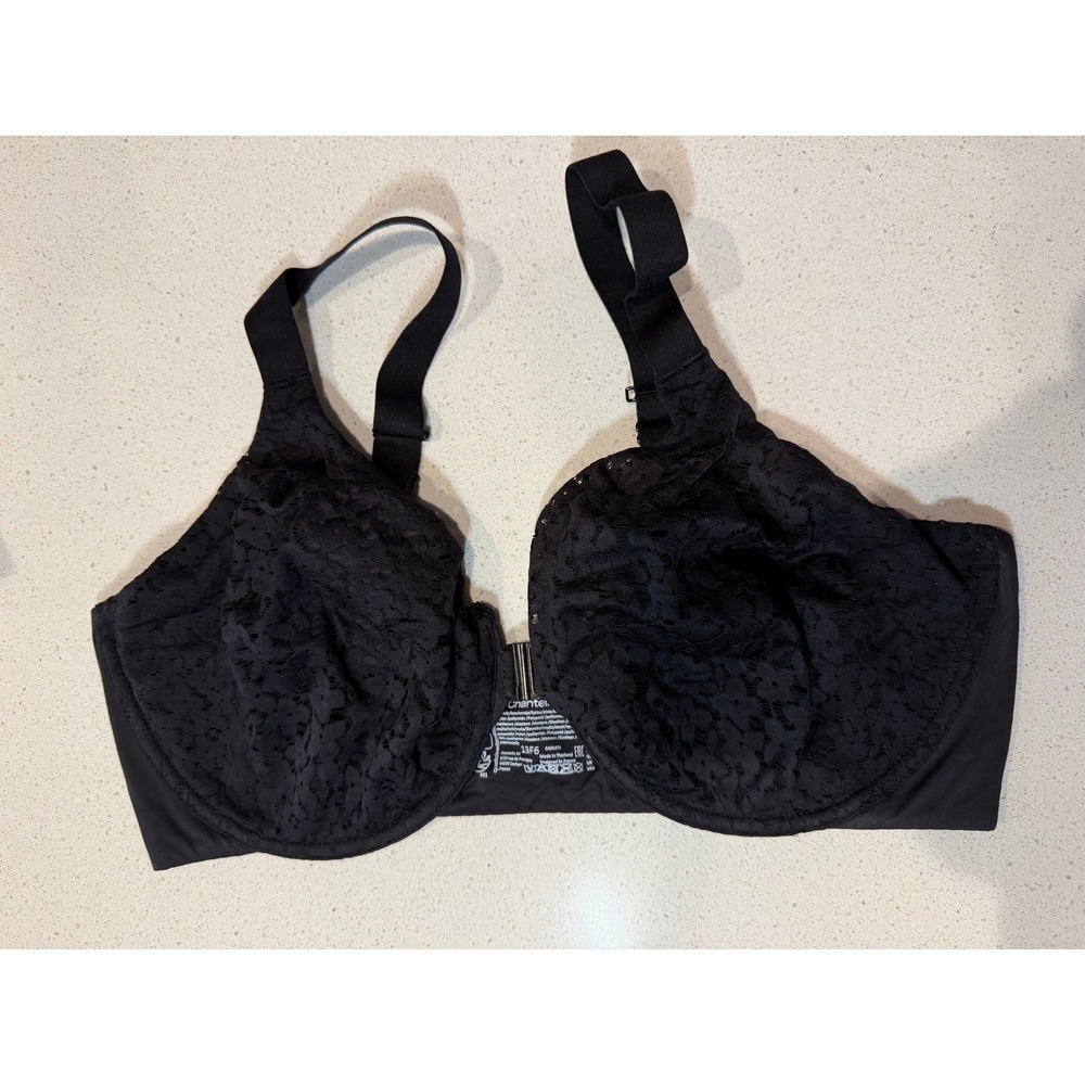 Chantelle Women Norah Front-Close Racerback Bra Black 40D